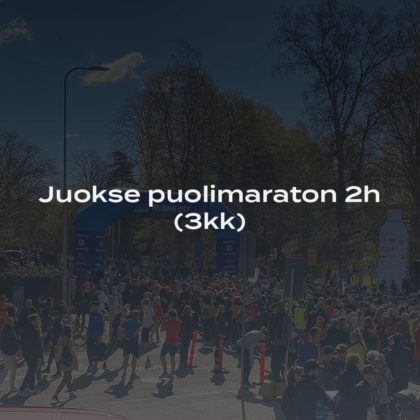 Puolimaraton juoksuohjelma – Juokse puolimaraton alle 2 tuntia 3kk