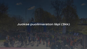 Juokse puolimaraton läpi (3kk) -juoksuohjelma